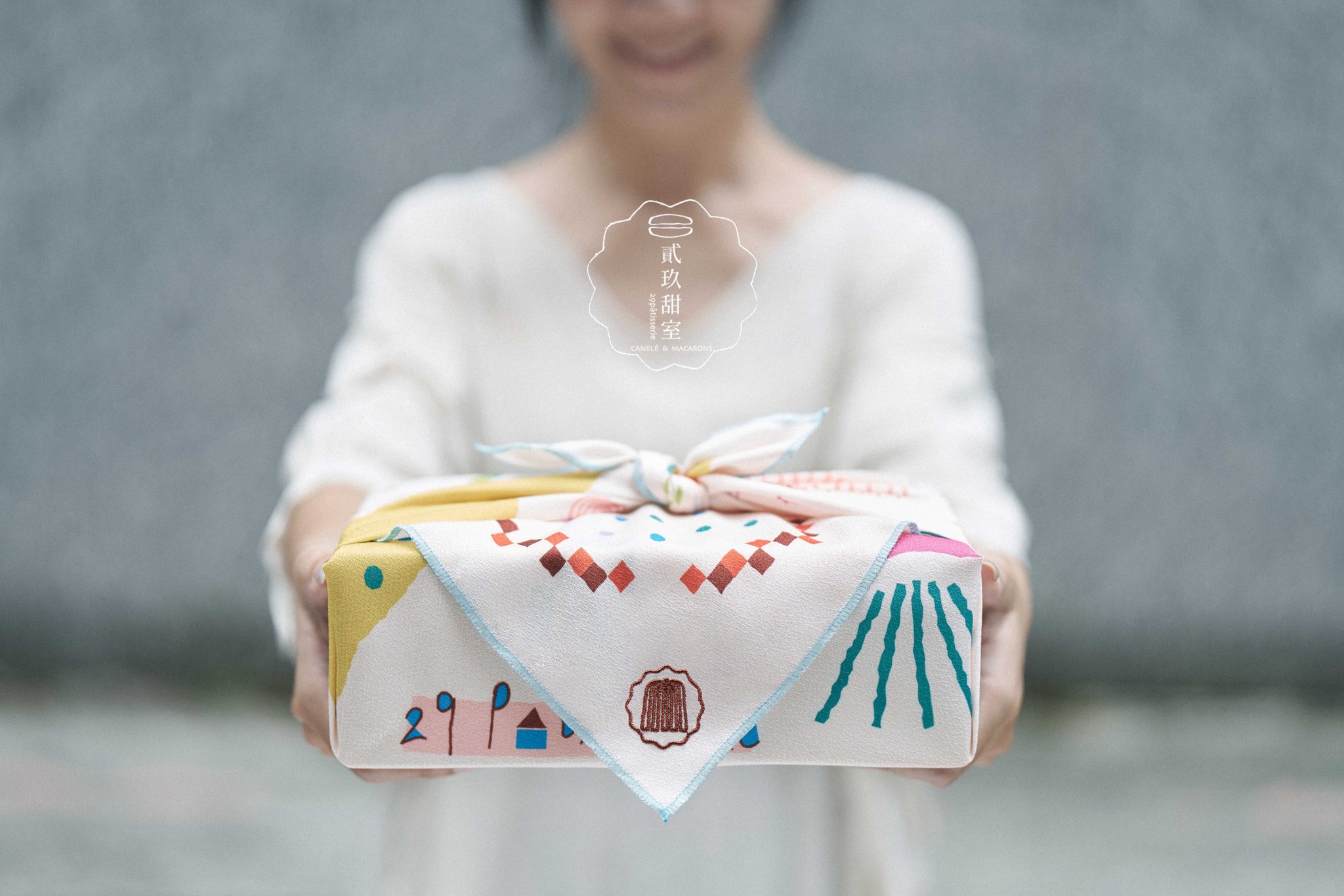 客製包巾展示